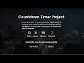 JavaScript Tutorial for Beginners Make a Coming Soon Website in HTML CSS JavaScript