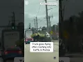 Truck crashes at speed into traffic in Melbourne Florida