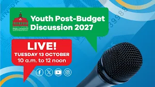 Youth Budget Talks - Post-Budget Discussion 2027