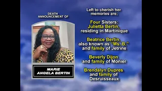 Marie Angela Bertin Long Obituary