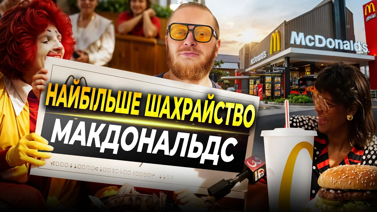 ШОКУЮЧА ІСТОРІЯ та СЕКРЕТИ НАЙВІДОМІШОГО фастфуду МакДональдз