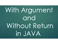 32 With Argument Without Return