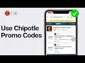 How To Use Chipotle Promo Codes 2024 Redeem Chipotle Voucher Codes
