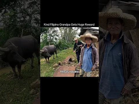 I gifted a $1000 buffalo in the Philippines 🇵🇭