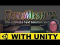 Unity - Text VS TextMesh VS TextMeshPro Buton Error