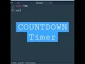 How To Create CountDown Timer in PYTHON