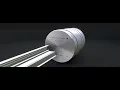 Animated process extrusion aluminium profile