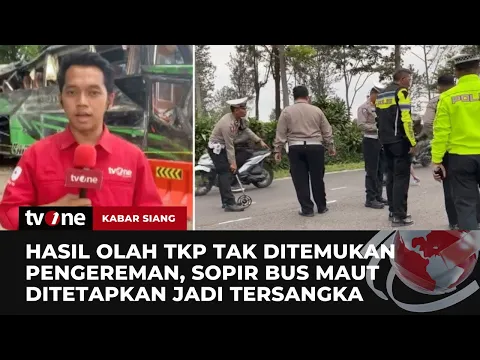 Sejumlah Faktor yang Membuat Sopir Bus Kecelakaan Maut di Subang Menjadi Tersangka