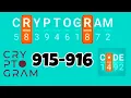 CRYPTOGRAM level 915 916