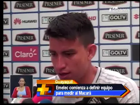 Emelec comienza a definir equipo para medir al Macará