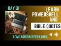 Powershell and Bible Quotes - Day 31