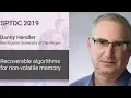 Danny Hendler Recoverable algorithms for non-volatile memory Part 2