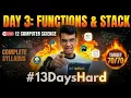 Python Functions Stack Ab mza ayega Day 3 Nitin Paliwal
