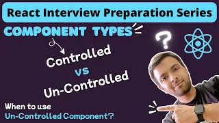 Controlled vs Uncontrolled Components in React React Interview Preparation