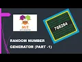 Creating Random Number Generator in MIT App Inventor Part - 1
