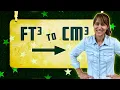 How to Convert Cubic Feet to Cubic Centimeters Easy Dimensional Analysis