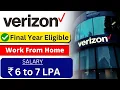 Verizon Software Developer Recruitment Work From Home Jobs Off Campus Job Updates