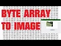 SOURCE CODE Byte Array to Image Conversion JPEG - C Winform