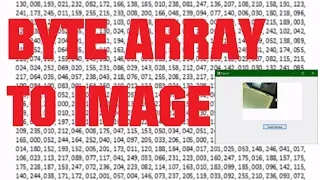 SOURCE CODE Byte Array to Image Conversion JPEG - C Winform