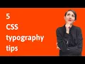 5 CSS typography tricks gradient text outline text first-letter first-line ch unit