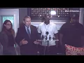 Lydell Grant speaks after being declared actually innocent after 2012 murder conviction