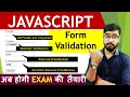 Form Validation in JavaScript Complete Form Validation JavaScript Tutorial