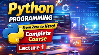 Python Tutorial for Beginners First Python Program Print Function Lecture 1