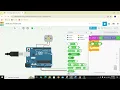 Automatic Fan Control System using a Temperature Sensor in Tinkercad
