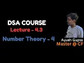 Lecture 4 3 Number Theory - 4 Modular Arithmetic Binary Exponentiation