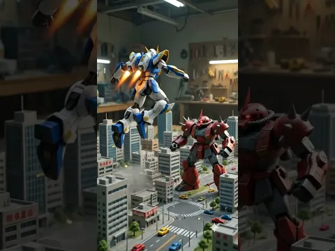 Urban robot battle