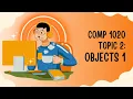Topic2 Objects Static Attributes Encapsulation