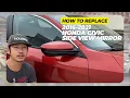 How to Replace 2016-2021 Honda Civic Side Mirror EASY DIY Full Guide
