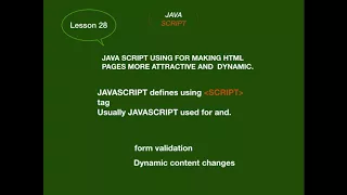 HTML and JavaScript 28 How to write first javascript program Hello world in javascript