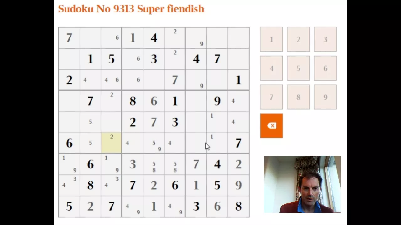 Solving the Super Fiendish sudoku from The Times on 13 Sept 2017