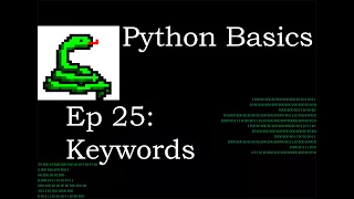 Python Basics Keywords