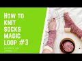 How to Knit Socks Magic Loop - Heel Flap and Gusset Summer Lee Design Co