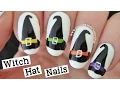 Witch Hat Nail Art Halloween Tutorial