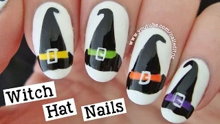Witch Hat Nail Art Halloween Tutorial