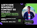 Leetcode Biweekly Contest 110 Minimum Seconds to Equalize a Circular Array Problem Analysis