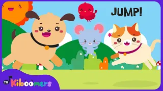 Tip Toe, Everybody Jump! 🦶💨 | Fun Movement Song for Kids | Brain Break | The Kiboomers