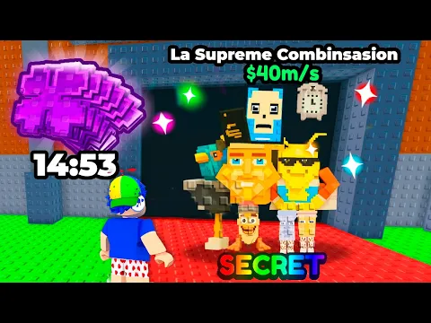 Video Thumbnail: Conseguí el BRAINROT SECRETO CLASE DIOS más OP de STEAL a BRAINROT en 24 horas...