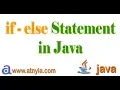 If Else Statement in Java Hindi-Urdu Java Tutorial If Else Selection Statement