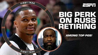 Kendrick Perkins has Russell Westbrook as a TOP-5 POINT GUARD in NBA history First Take