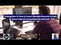 CodeIgniter 4 Tutorials About insert insertBatch Methods How To Insert Bulk Data in Table