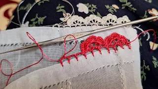 آموزش بافت جدید کرمک سر چادر یک نمونه آسان و اما قشنگ هزارگی کلیک Embroiderydesigns Fashion لایک 