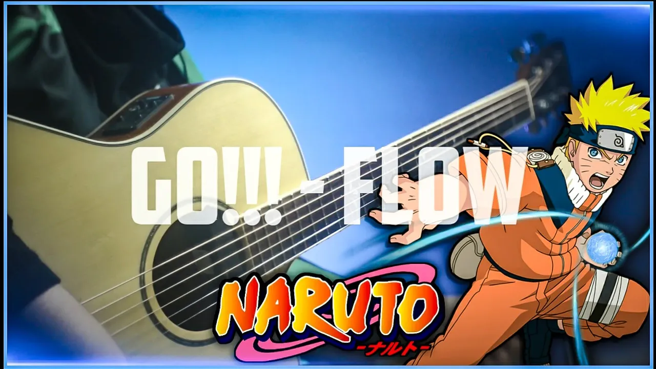 Naruto- Go!!! Fighting Dreamers FLOW - Fingerstyle Guitar Cover VeryNize