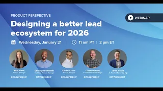 Product Perspective Designing a better lead ecosystem for 2026