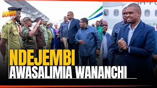 NDEJEMBI AWASALIMIA WANANCHI WA MBUYUNI MOSHI KATIKA ZIARA YAKE KILIMANJARO