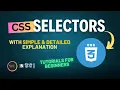 CSS Tutorial - CSS Selector Pseudo Selector in CSS CSS Selector A To Z Explained In Hindi