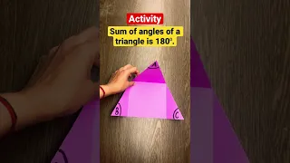 Angle Sum Property of a Triangle